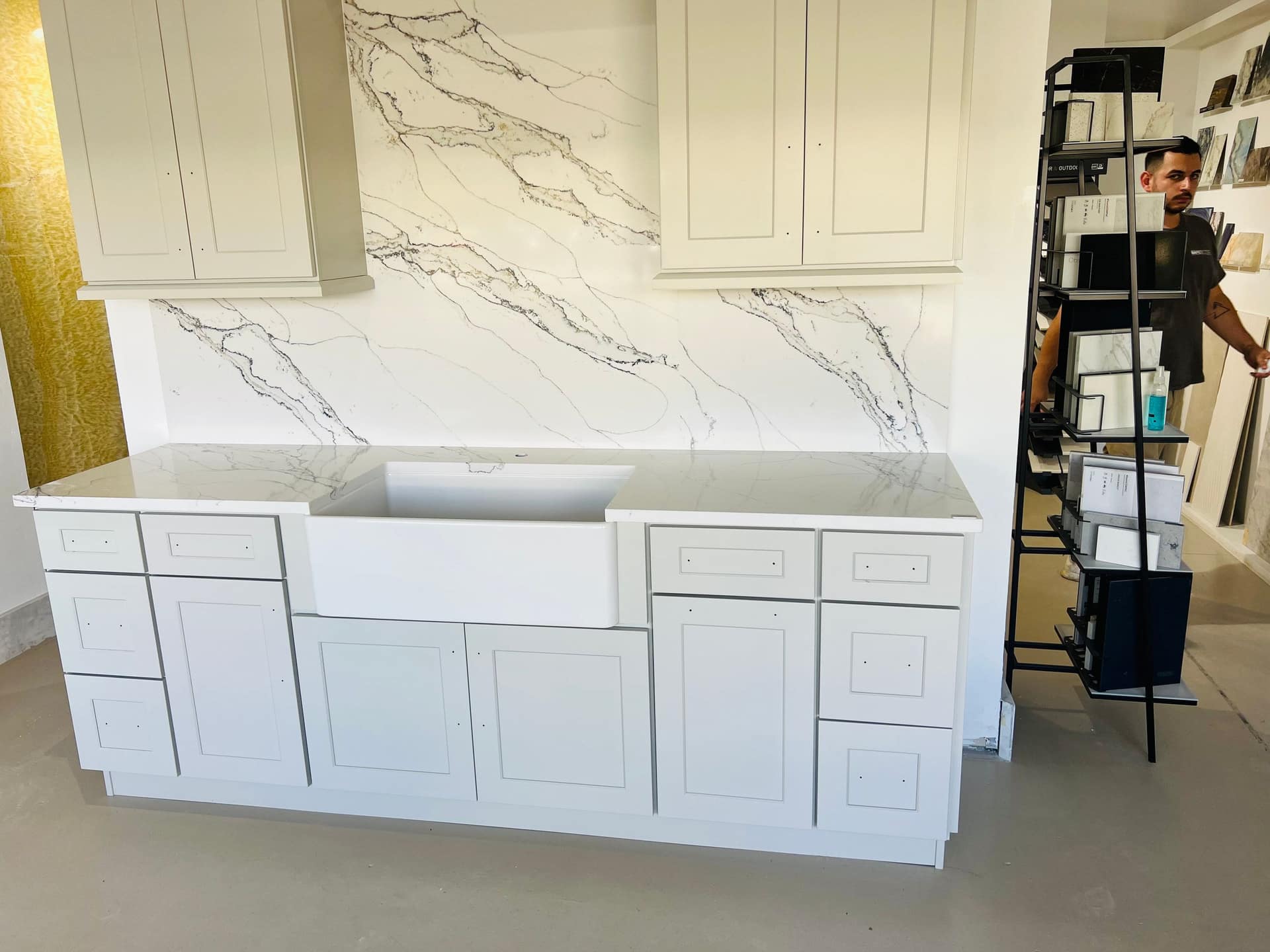 J & L Kitchen Counters team at work